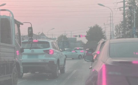 (优)因堵车上班迟到检讨书