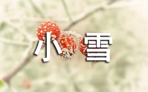 节气小雪的问候语